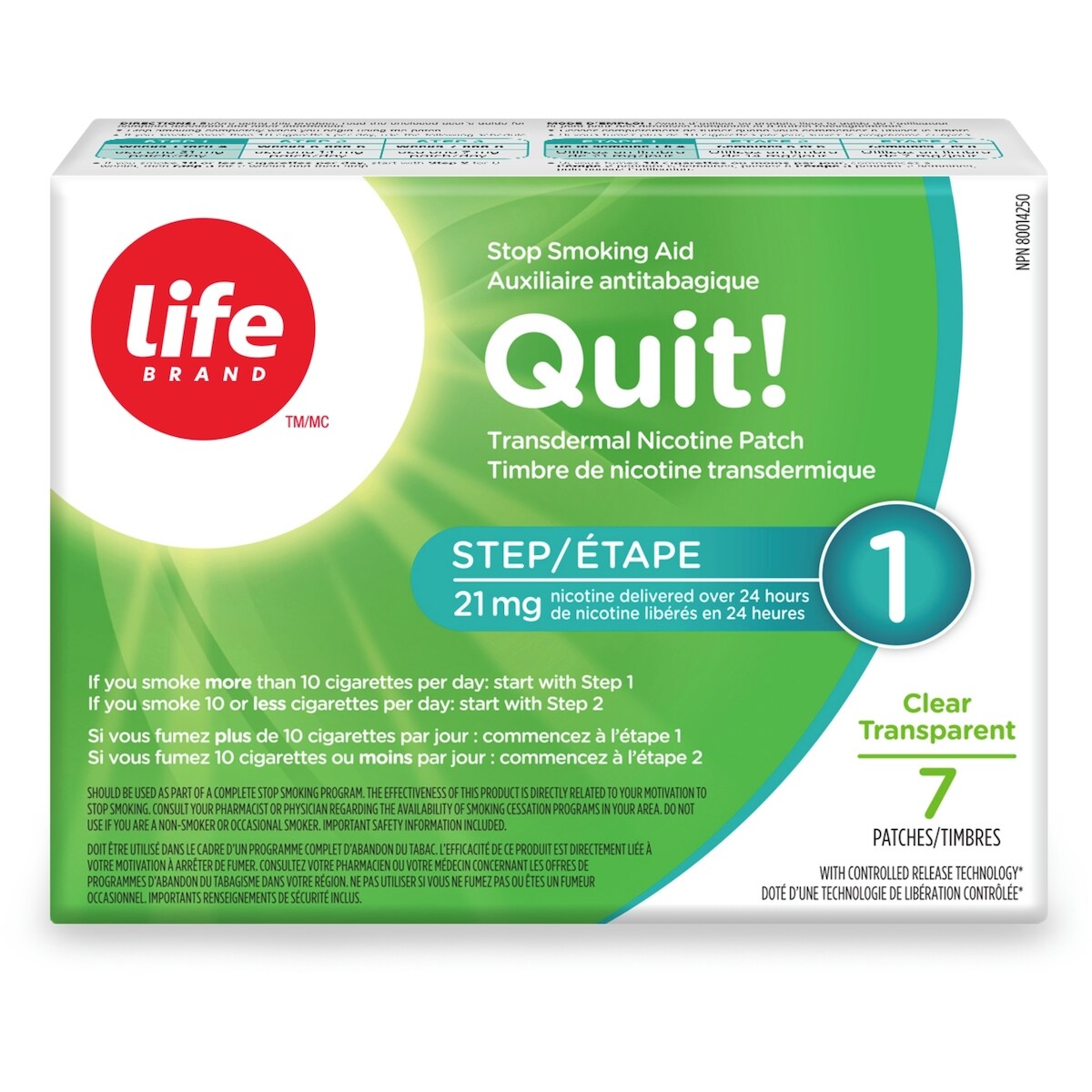 Producto para Dejar de Fumar Life Brand