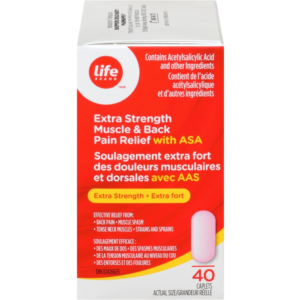 Analgésico Extra Fuerte Muscular y Dorsal con AAS Life Brand