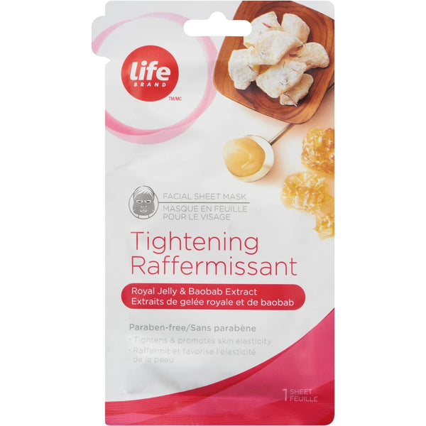 Mascarilla Facial en Tela Jalea Real y Baobab Life Brand
