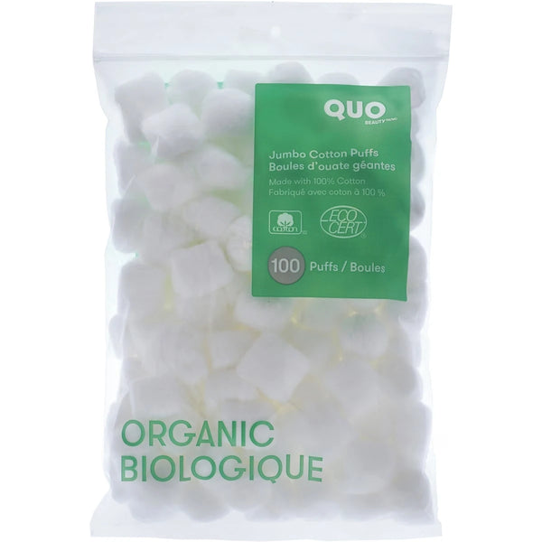 Algodones Jumbo Orgánicos Certificados Quo Beauty
