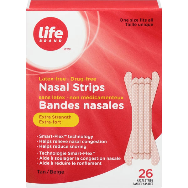 Tiras Nasales Extra Fuerte Beige Life Brand