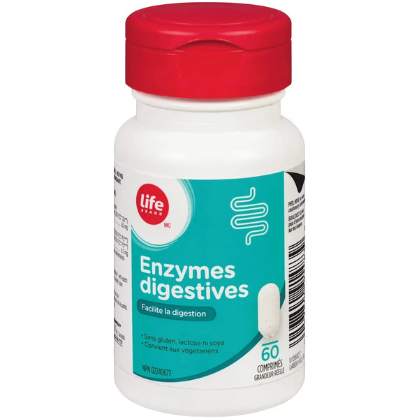 Suplemento de Enzimas Digestivas Life Brand