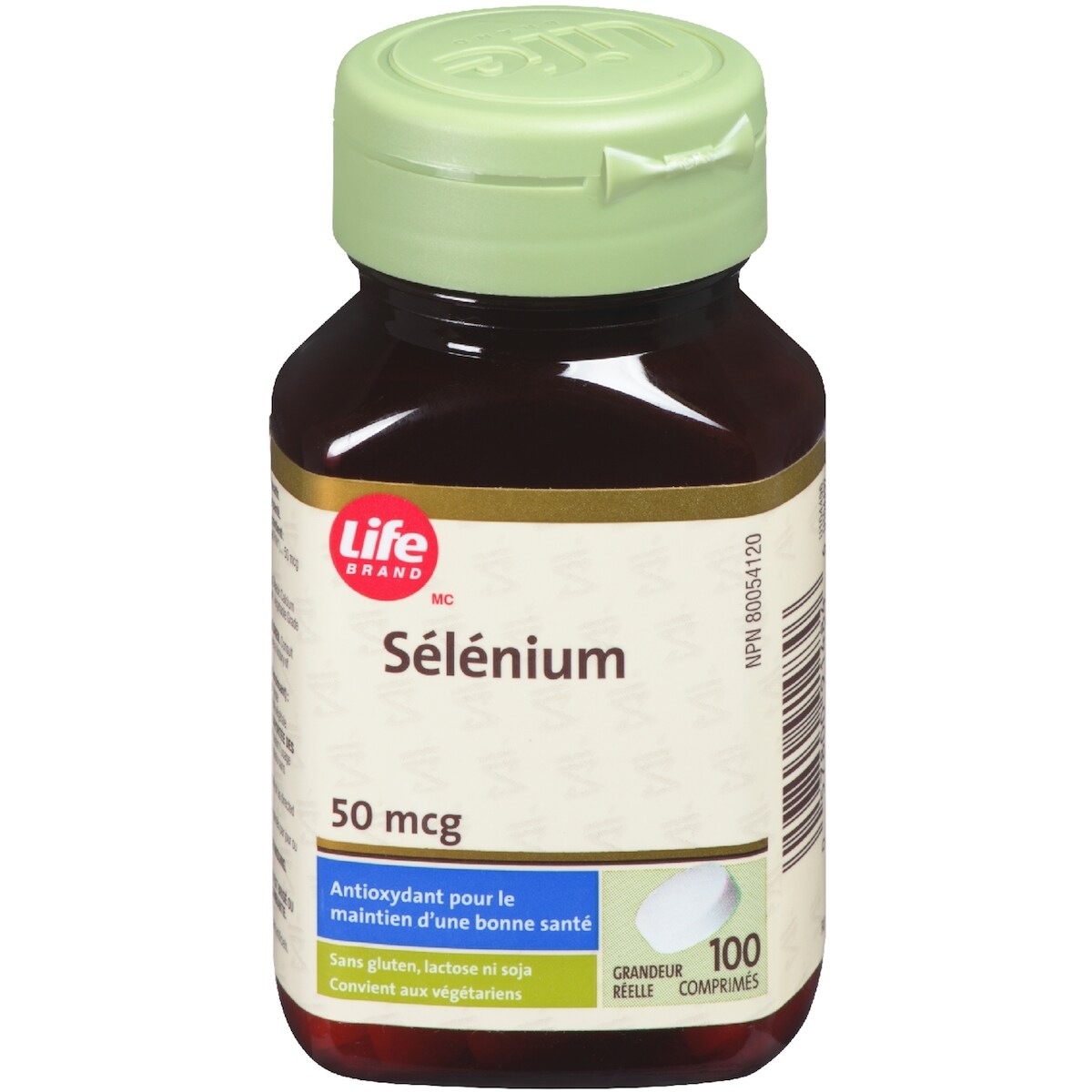 Suplemento de Selenio 50 mcg Life Brand
