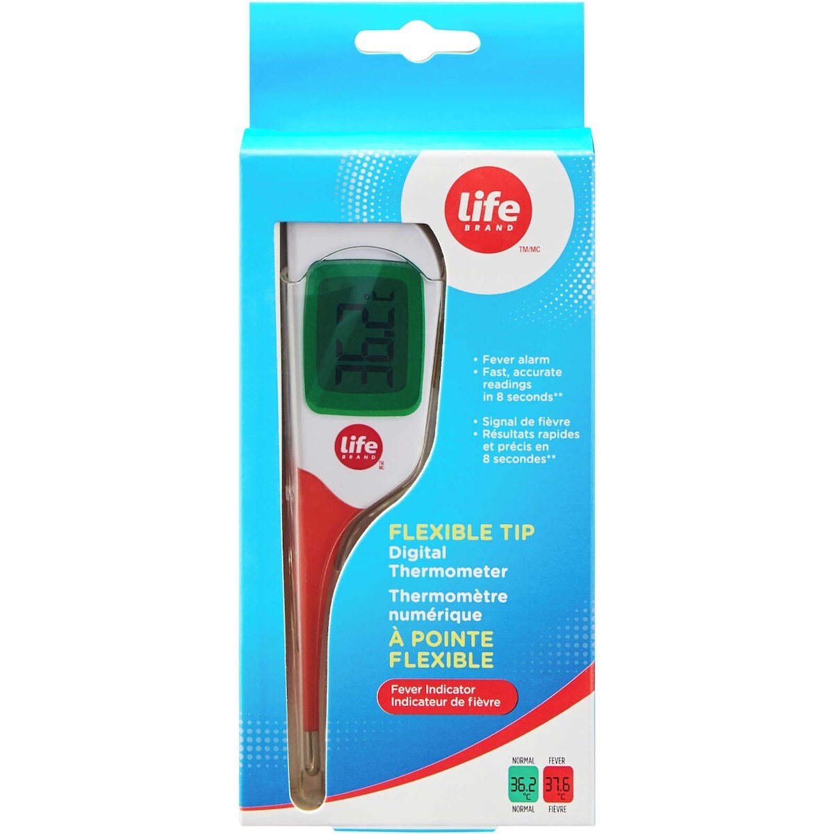 Termómetro Digital de Punta Flexible Life Brand