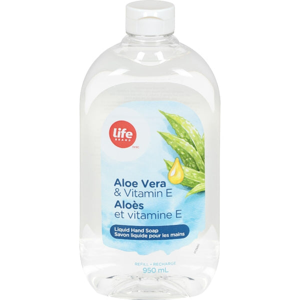 Jabón Líquido Aloe y Vitamina E para las Manos Life Brand