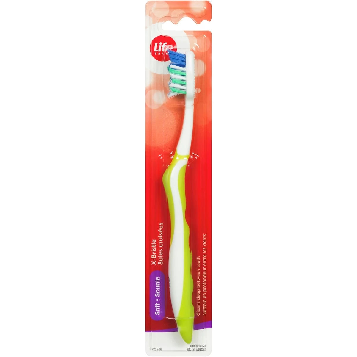 Cepillo de Dientes Suave Cerdas Cruzadas Life Brand