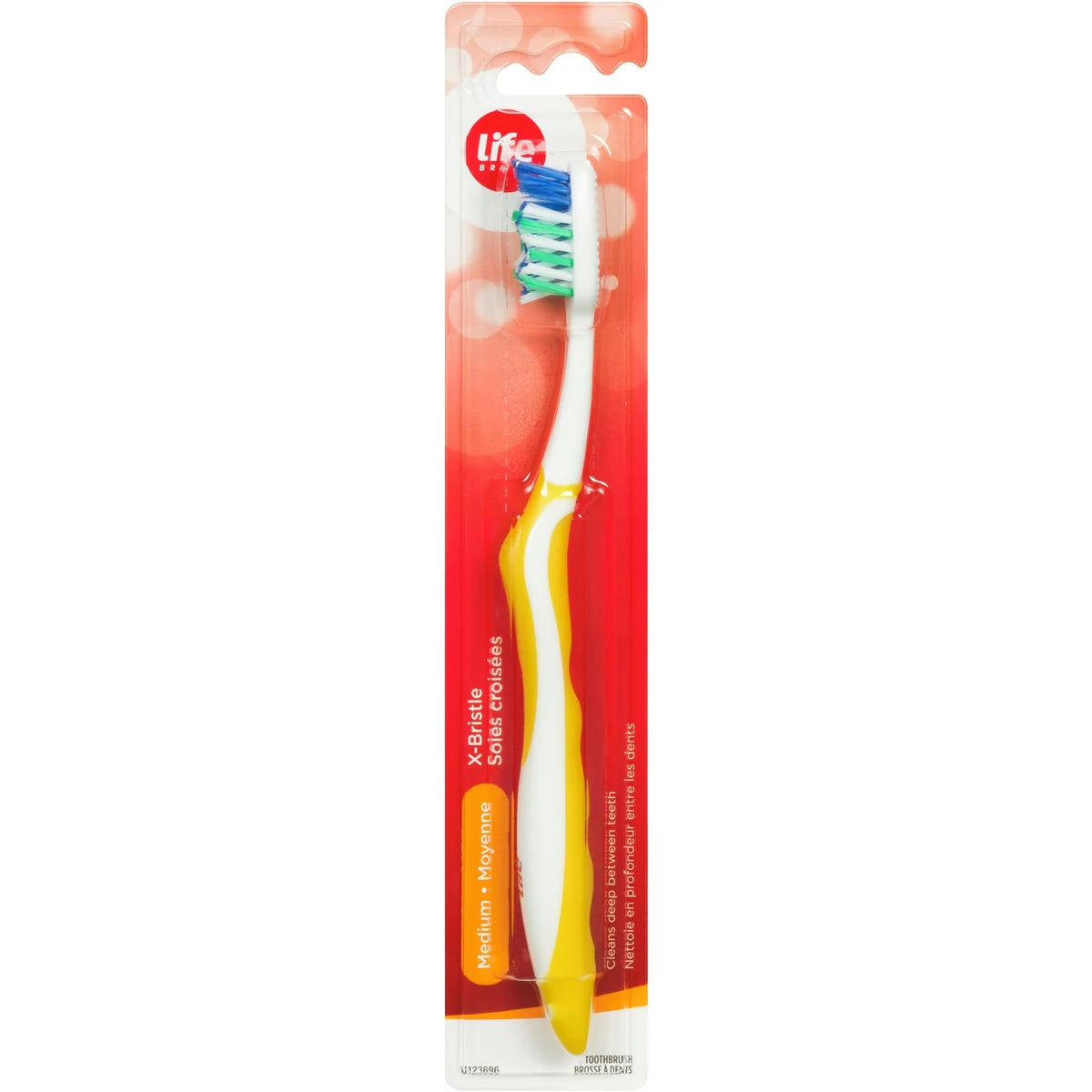 Cepillo de Dientes Cerdas Cruzadas Medio Life Brand