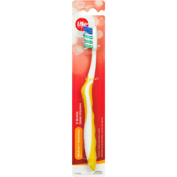 Cepillo de Dientes Cerdas Cruzadas Medio Life Brand