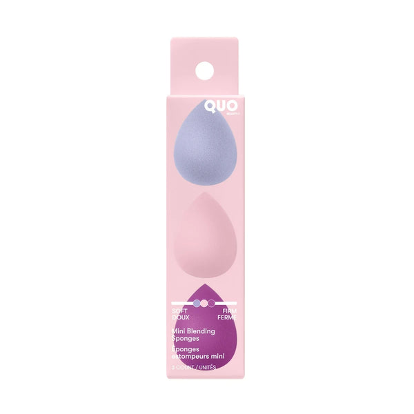 Set de 3 Mini Esponjas de Maquillaje Quo Beauty