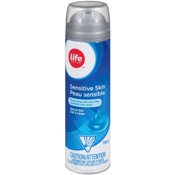 Gel de Afeitar Hidratante con Aloe para Piel Sensible Life Brand