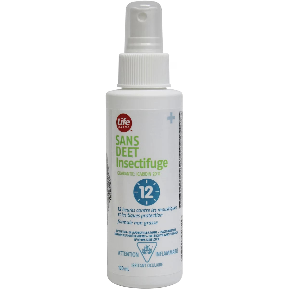 Repelente de Insectos sin DEET Life Brand