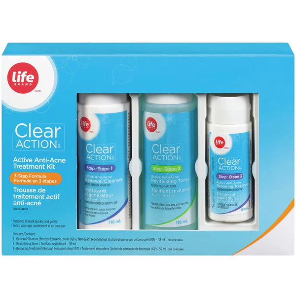 3 Step Acne Kit Life Brand