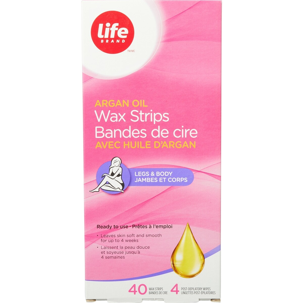Bandas de Cera Depilatorias Life Brand