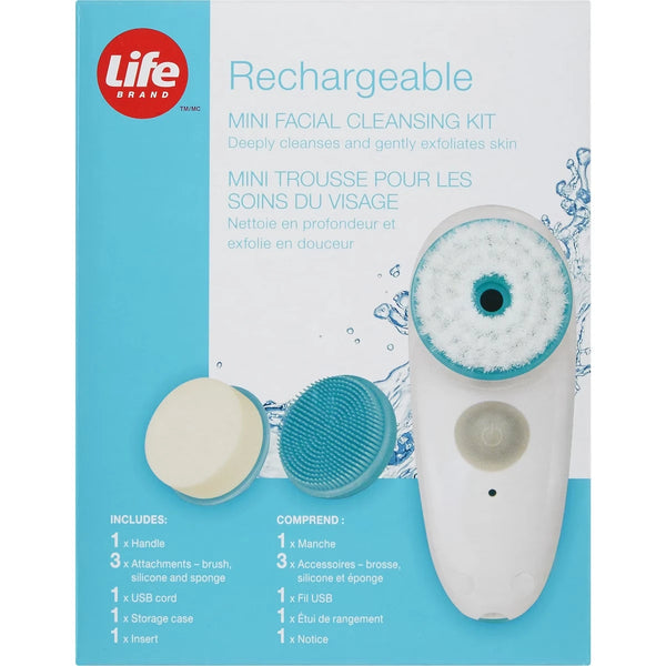 Kit Mini de Limpieza Facial Recargable Life Brand