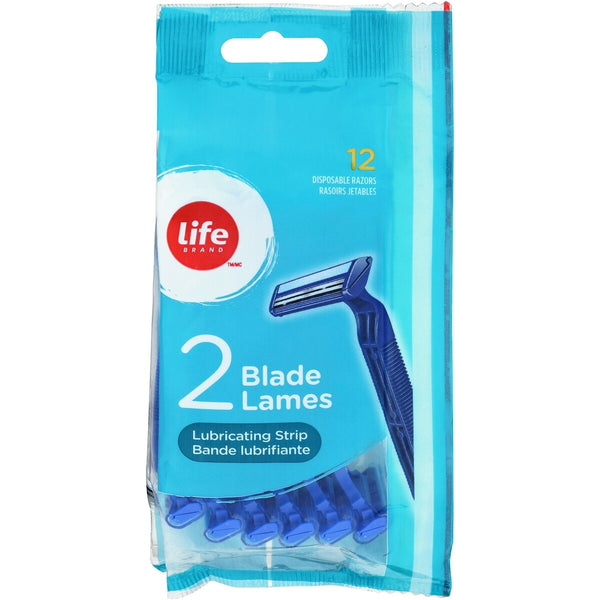 Afeitadoras Desechables de Doble Hoja para Hombre Life Brand