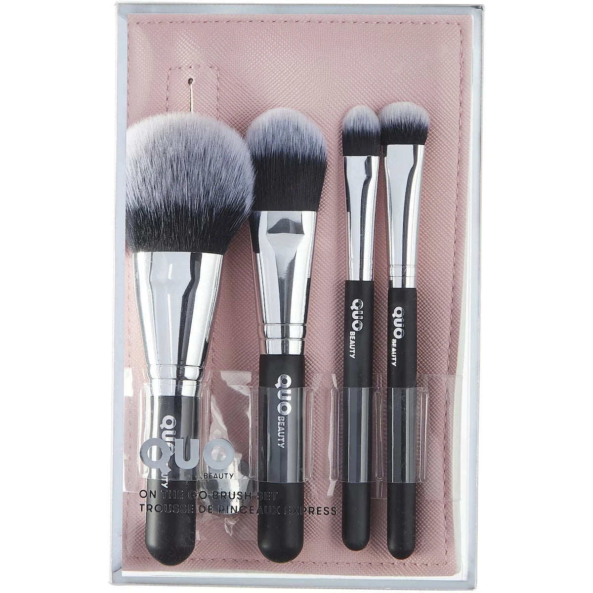 Set de Brochas de Maquillaje Portátil Quo Beauty