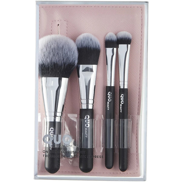 Set de Brochas de Maquillaje Portátil Quo Beauty