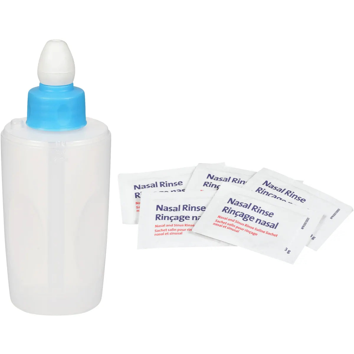 Sistema de Enjuague Nasal con Frasco Comprimible Life Brand