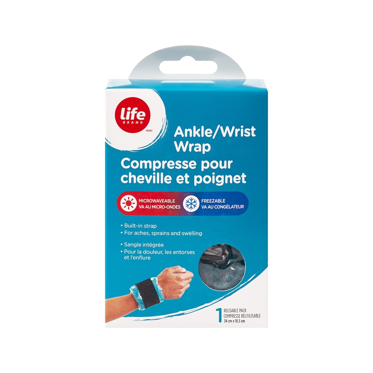 Compresa para Tobillo y Muñeca Life Brand