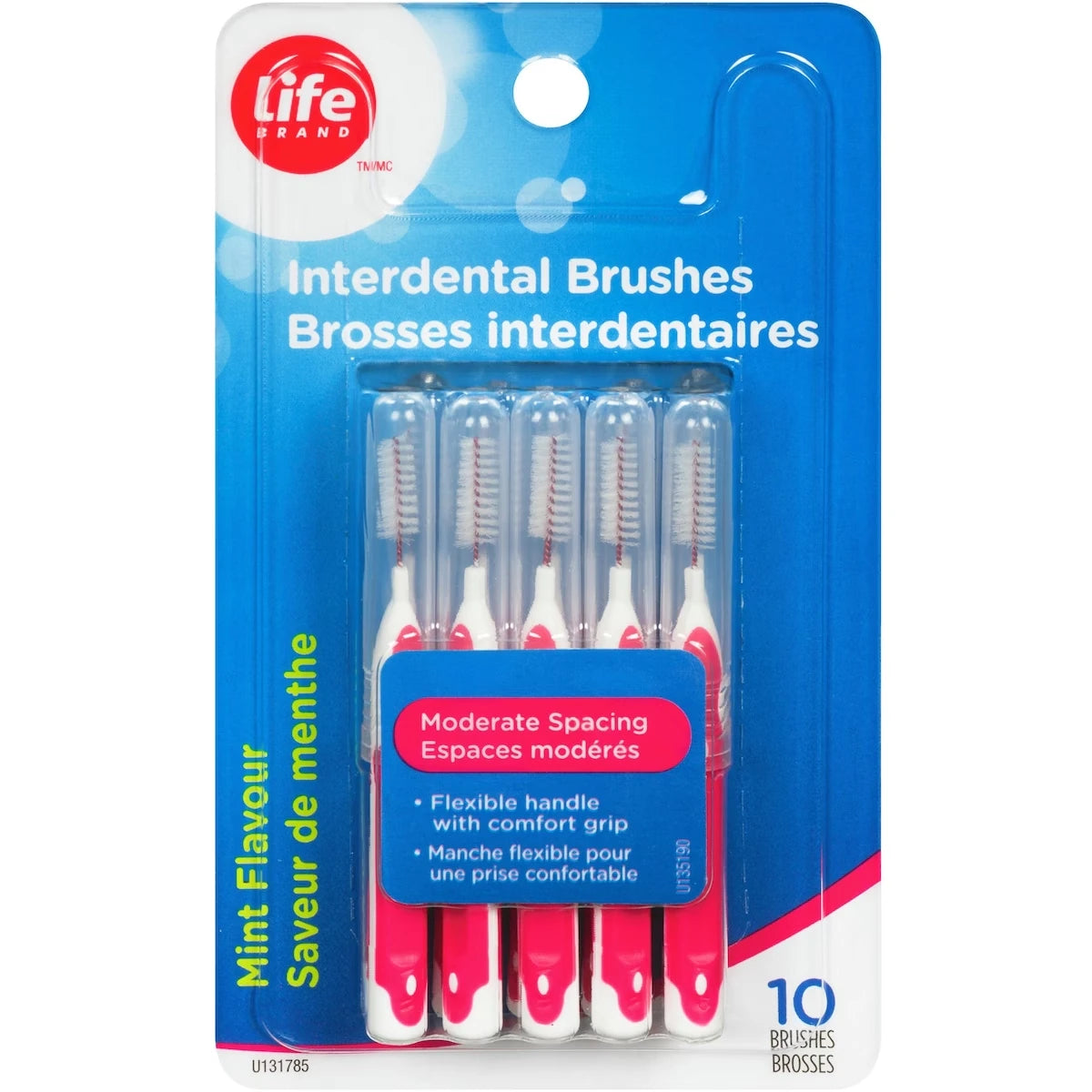 Palillos Interdentales Tamaño Moderado Life Brand