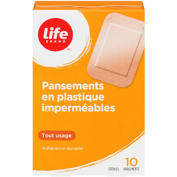 Apósitos Adhesivos de Plástico Impermeables Life Brand