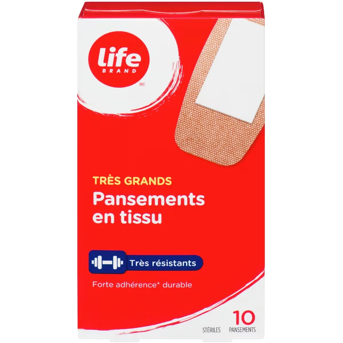 Curitas de Tela Extra Grandes Resistentes Life Brand