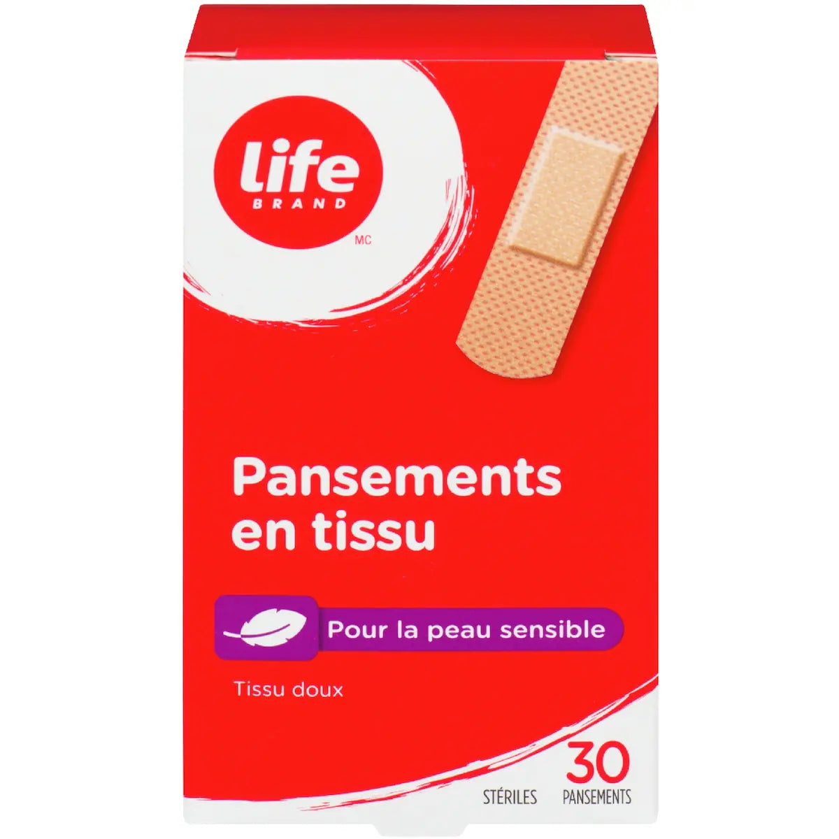 Curitas de Tela para la Piel Sensible Life Brand