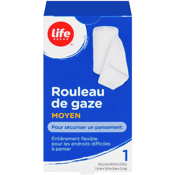 Rollo de Gasa Mediano Life Brand