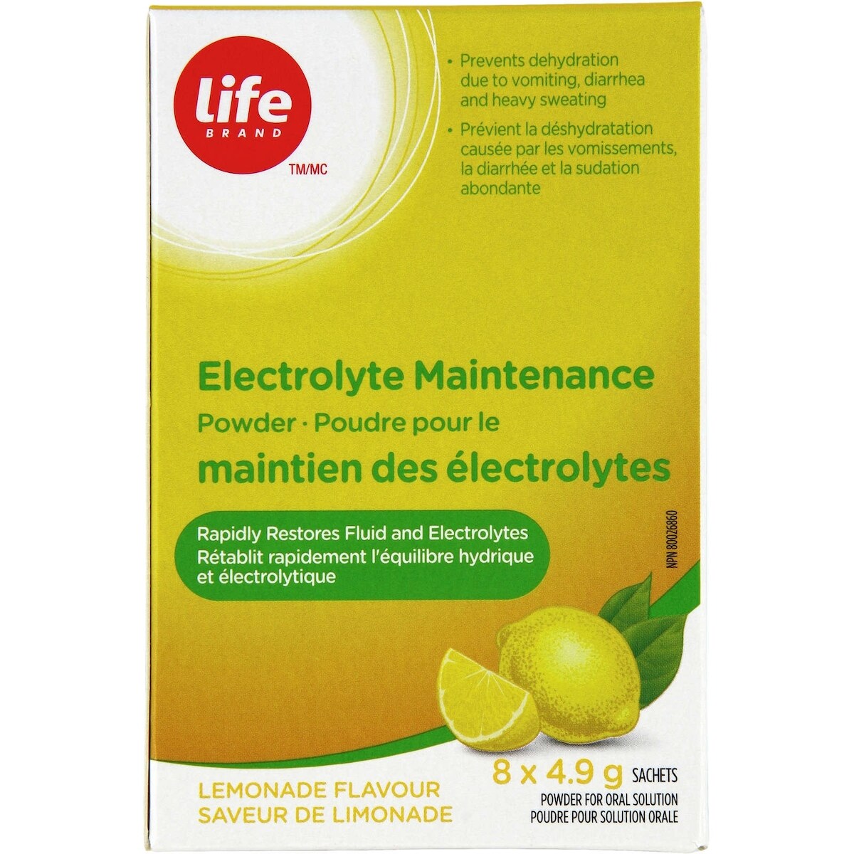 Polvo de Electrolitos Life Brand