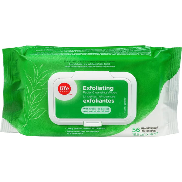 Toallitas Limpiadoras Faciales con Té Verde Life Brand