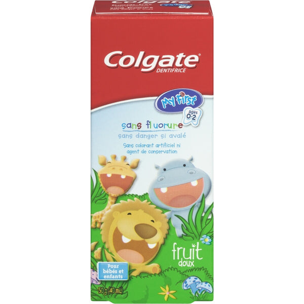 Pasta Dental sin Flúor para Bebés y Niños My First 40 ml Colgate