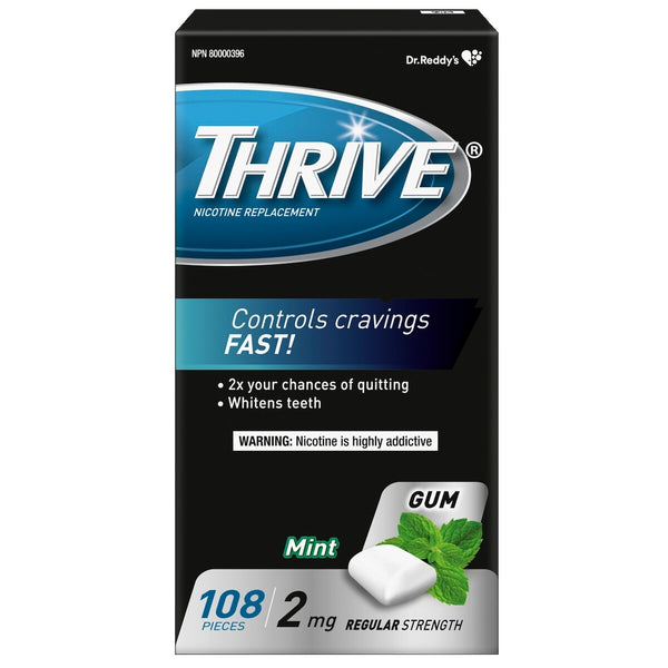 Chicle de Menta 2 mg Thrive