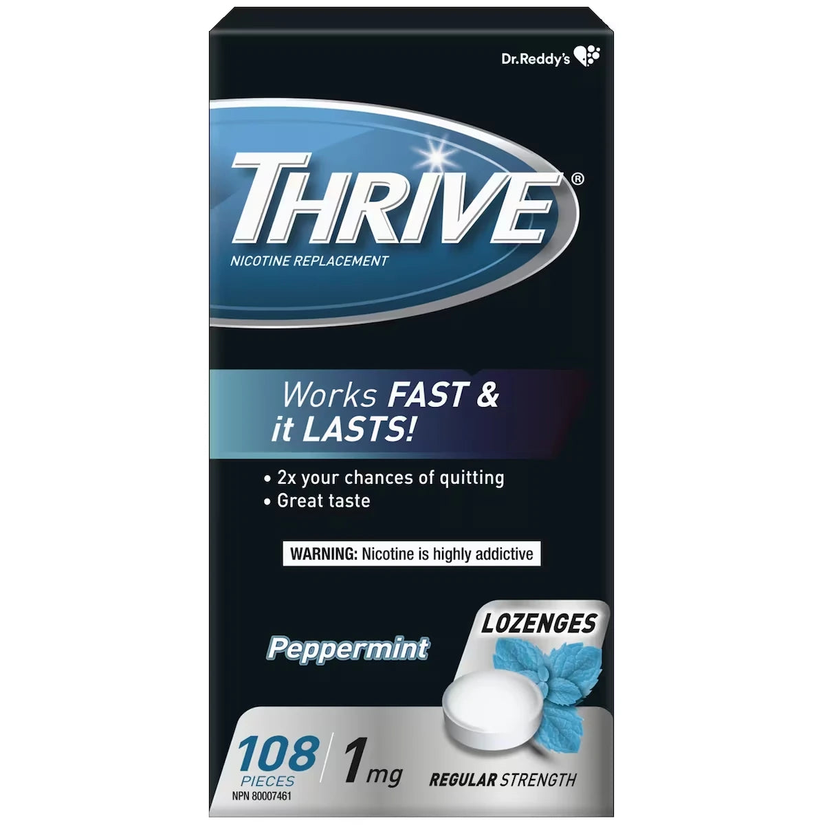 Pastillas de Menta Piperita 1 mg Thrive