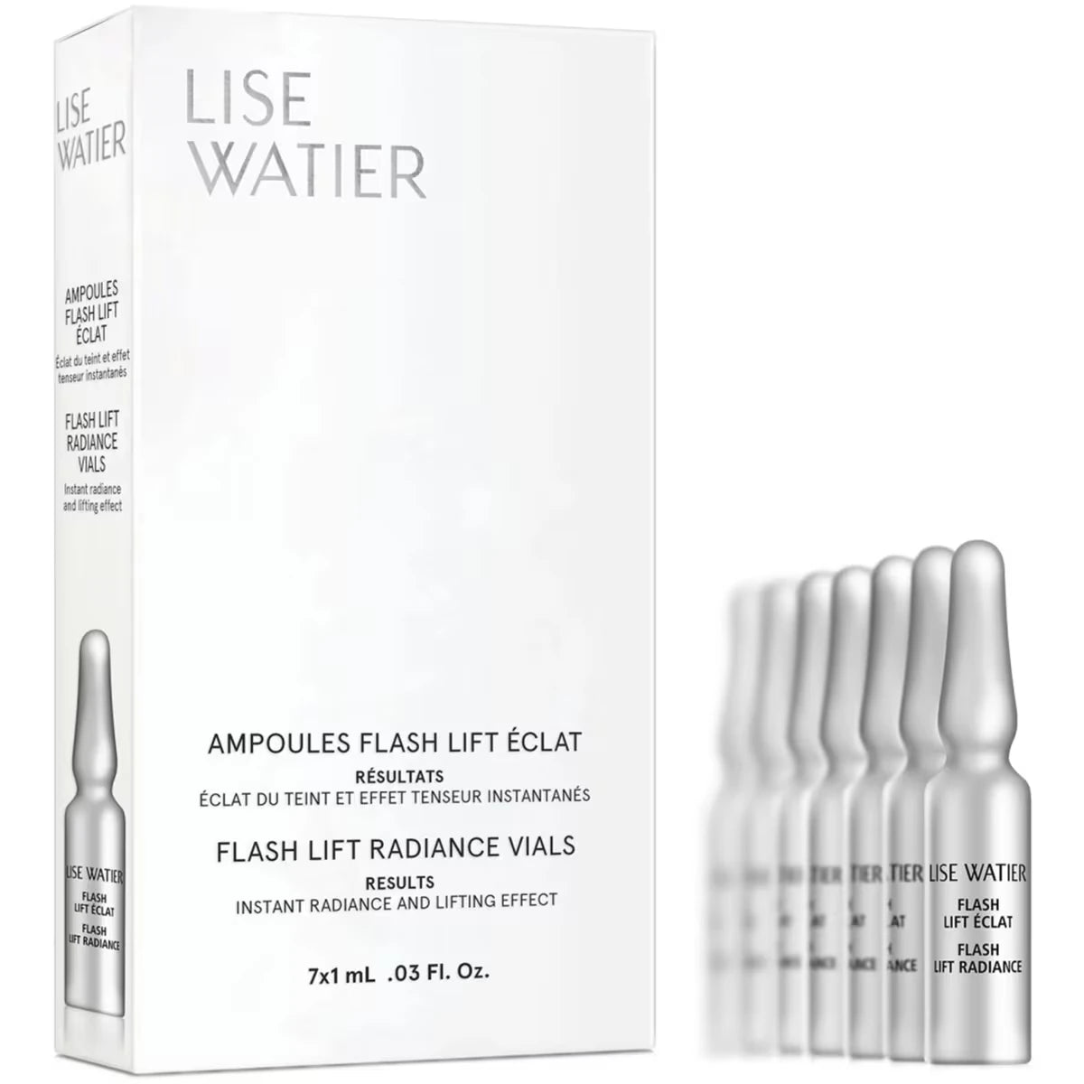 Ampollas Faciales Flash Lift Luminosidad 7 unidades Watier