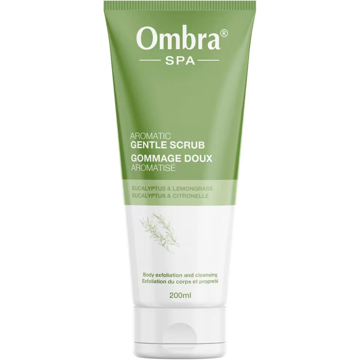 Exfoliante Corporal Suave Eucalipto y Citronela Ombra