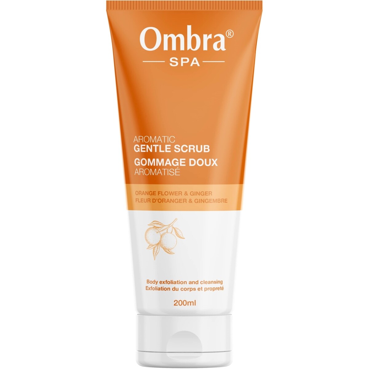 Exfoliante Corporal Flor de Naranjo y Jengibre Ombra