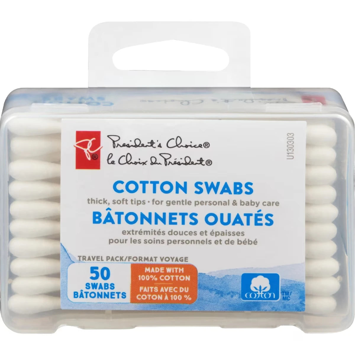 Cotonitos Pack de Viaje 50 Unidades President's Choice