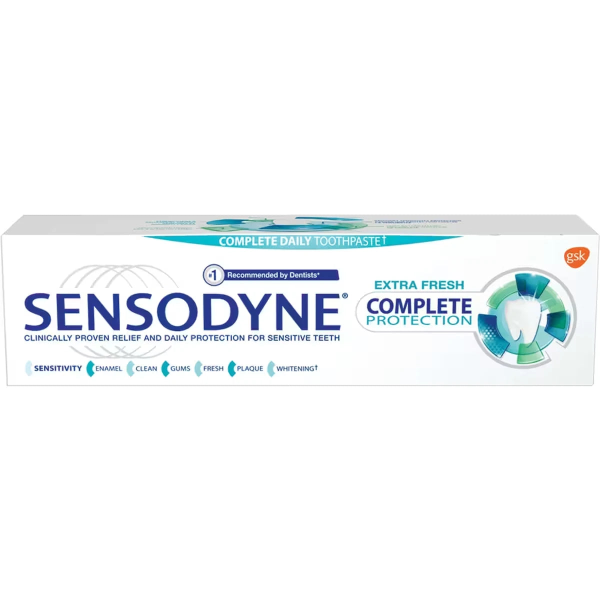 Pasta Dental Diaria Dientes Sensibles Extra Fresca 75 ml Sensodyne