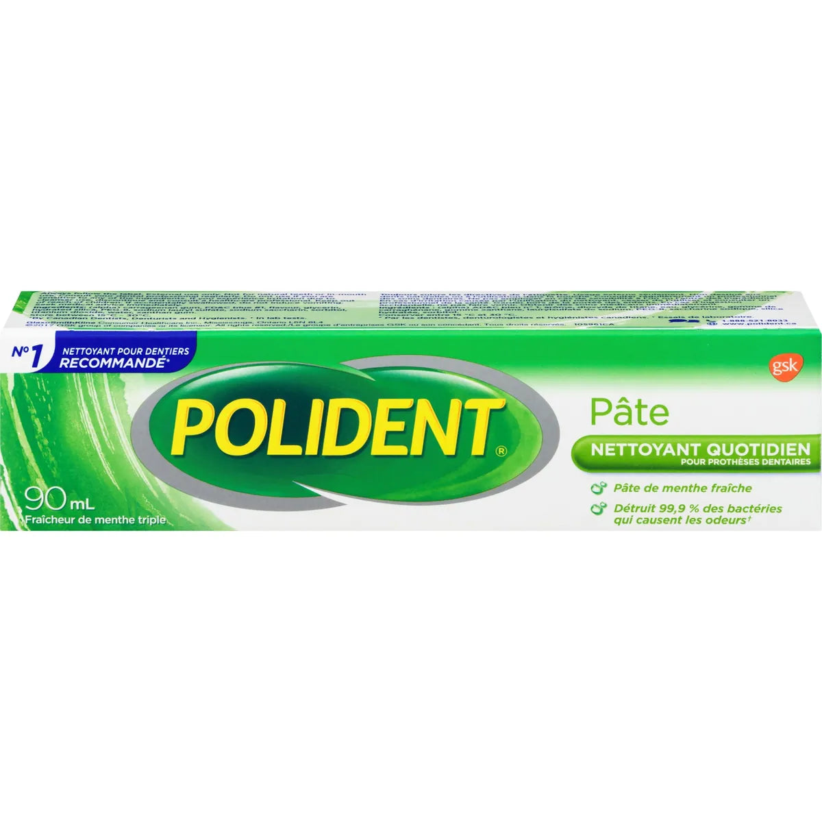 Pasta Limpiadora para Prótesis Dentales Polident