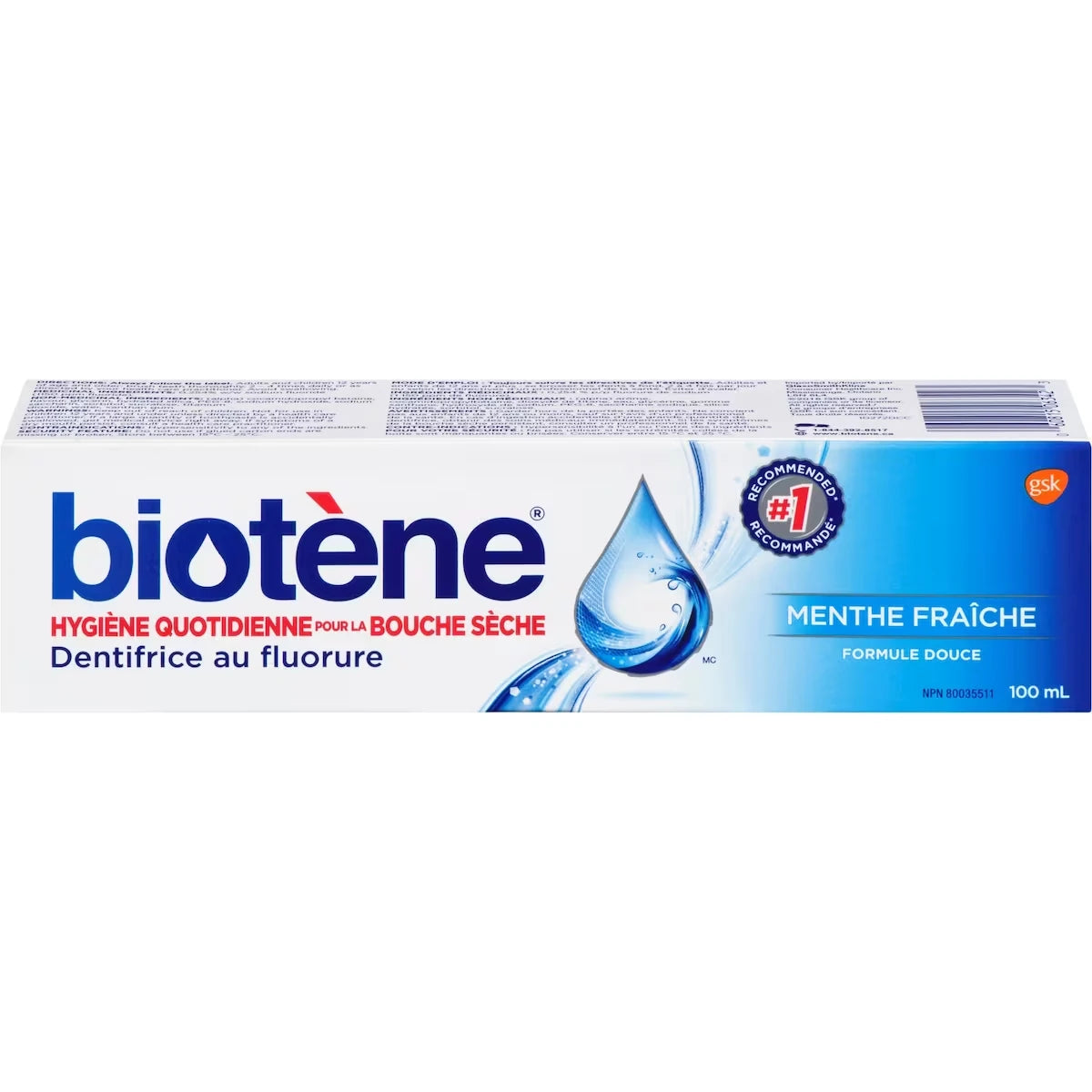 Pasta Dental con Flúor Menta Fresca Biotene