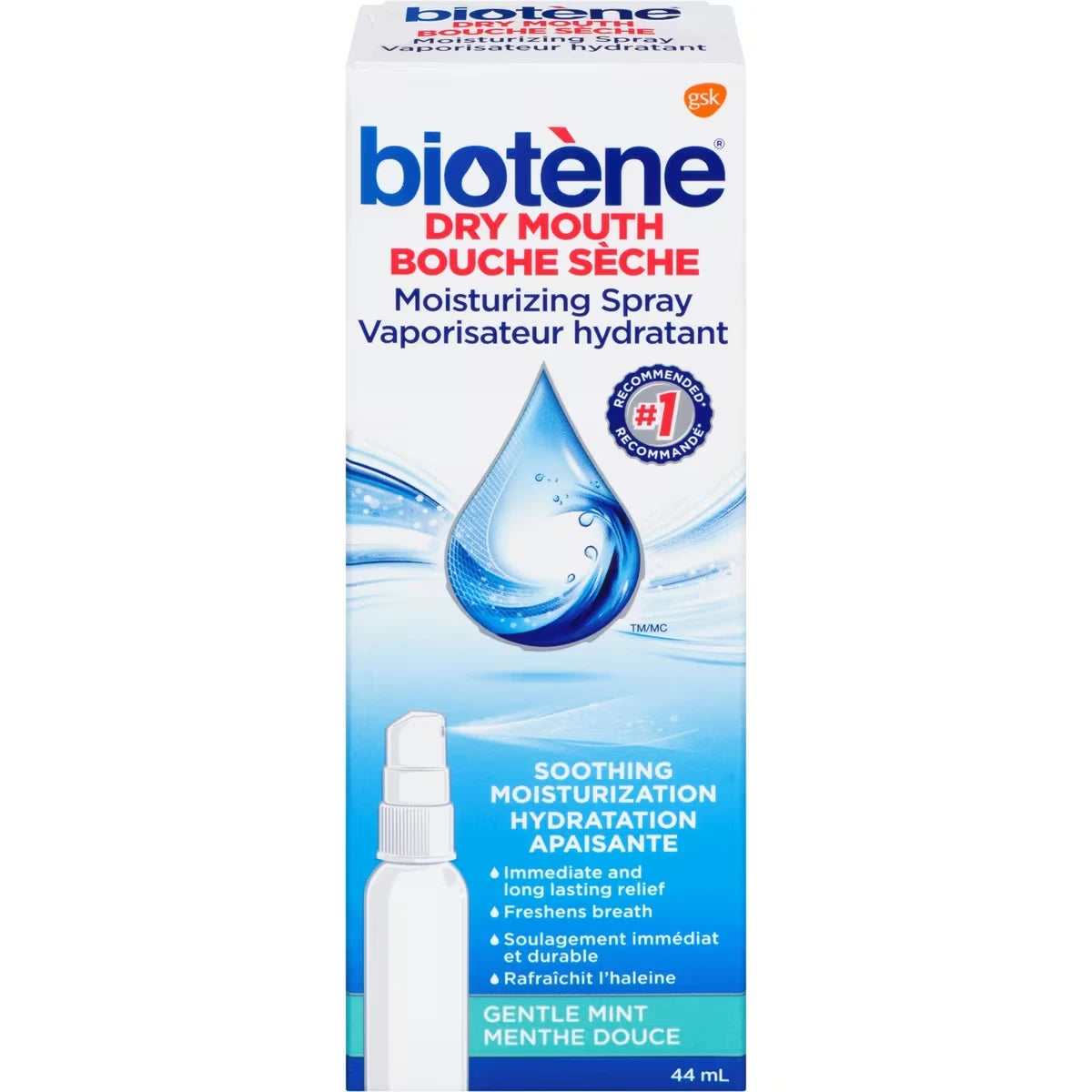 Spray Humectante Bucal para Boca Seca Biotene