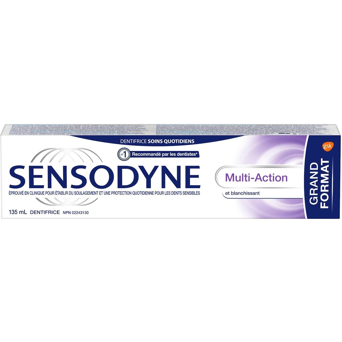 Pasta Dental Multi-Acción Blanqueadora Formato Grande Sensodyne