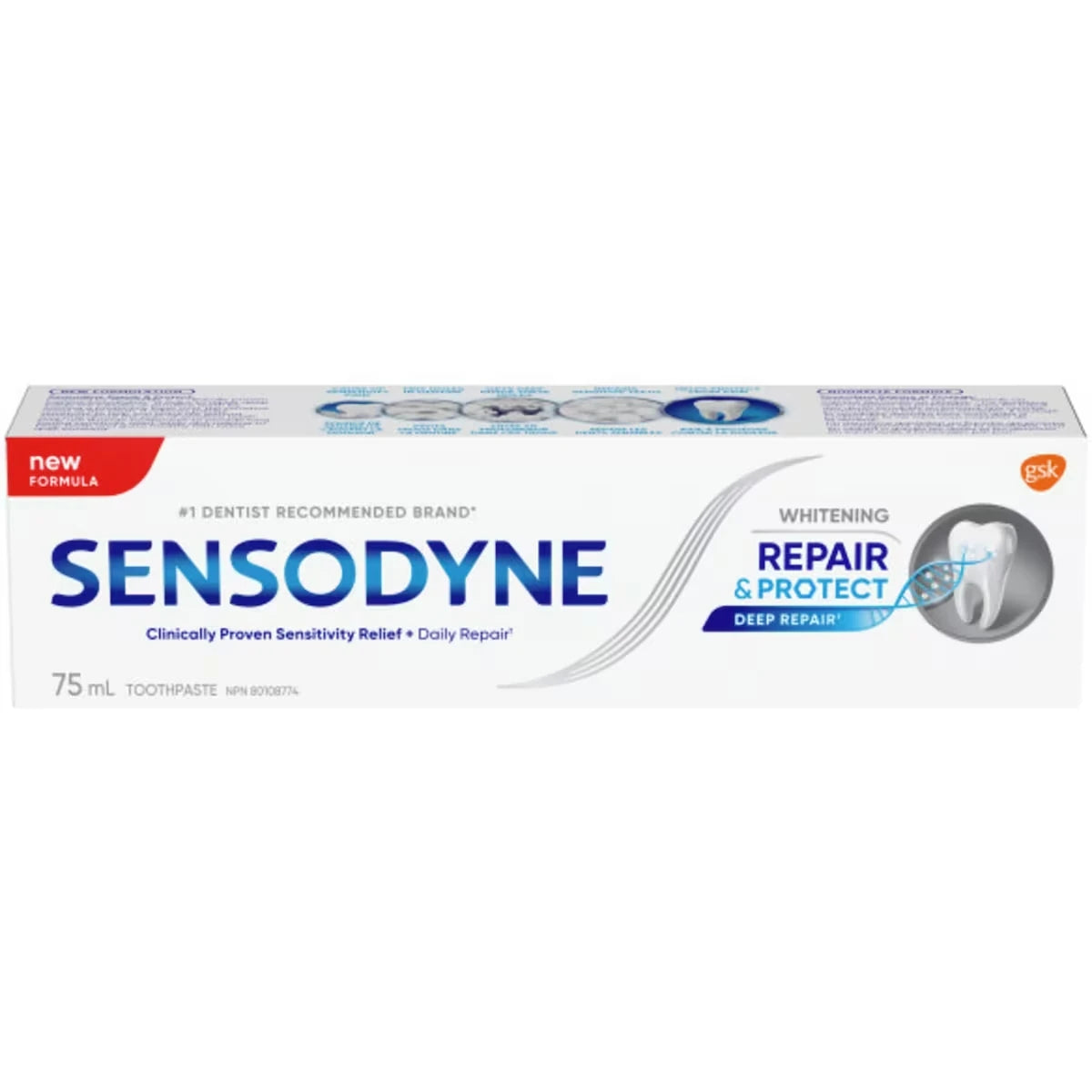 Pasta de Dientes Repair & Protect Blanqueadora Sensodyne