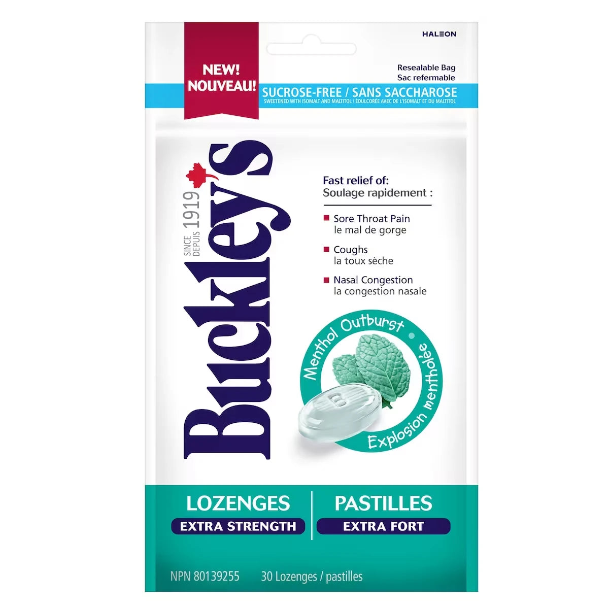 Pastillas para la Garganta Extra Fuerte Mentol Buckleys
