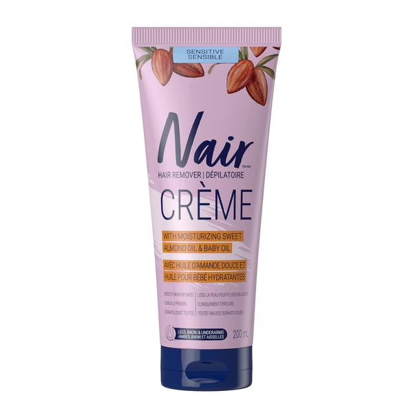 Crema Depilatoria Fórmula Suave con Aceite de Almendras Nair