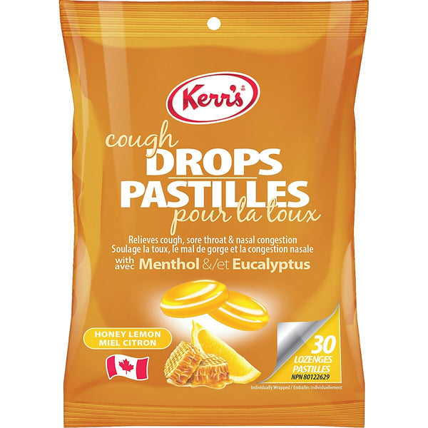 Pastillas para la Tos Miel y Limón Kerr's