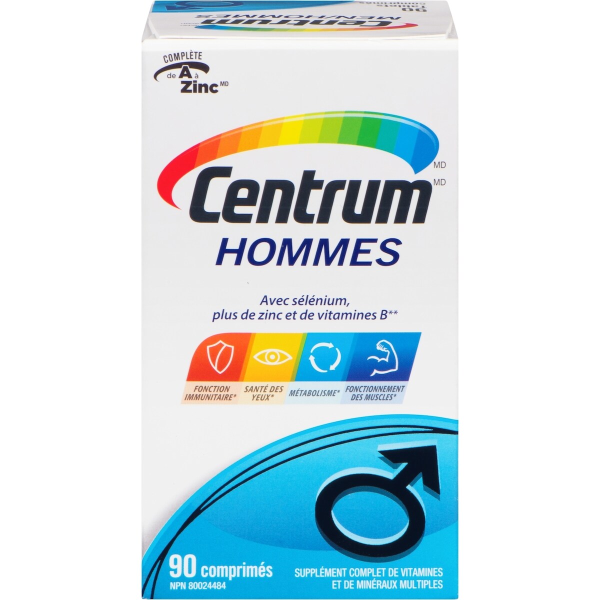 Multivitamínico Hombre Vitaminas y Minerales 90 comprimidos Centrum