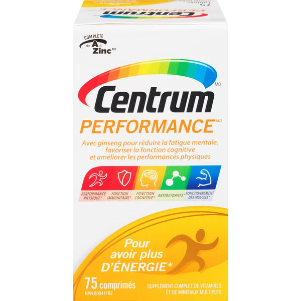 Multivitamínico Performance con Ginseng 75 Comprimidos Centrum