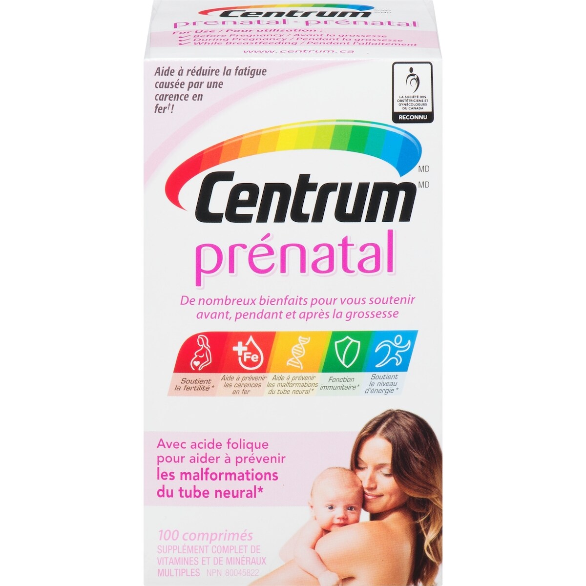 Multivitamínico Prenatal 100 comprimidos Centrum
