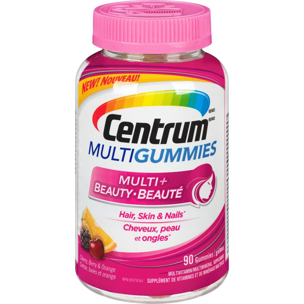Multivitamínico MultiGummies Multi+ Belleza 90 gomitas Centrum